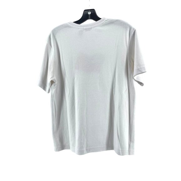 Paul Harris Design Women's White American Embroidered Flag T-Shirt Size L - Picture 3 of 8